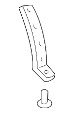 74192S9VA10 - : 2006-2008 Honda Pilot - Rubber L Hood Seal for Honda: Pilot Image