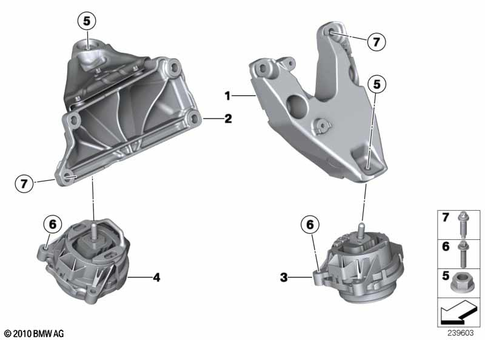 Engine Suspension for 2016 BMW 335iX #0