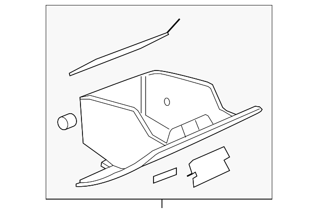 Glove Box Rubber Stop 10356314 Fits Acadia For Buick For