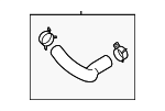 97311L5000 - HVAC: Heater Hose for Hyundai: Sonata Image