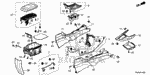77297TR0A01ZB - Interior/Bumper: LID, SHIFT LOCK *NH686L* (WARM GRAY) for Honda Image