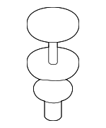 51718170475 - : Rear Trim Rivet for Mini: Cooper Image