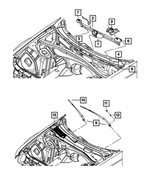 68040243AD - Electrical: Cowl Mucket for Mopar Image