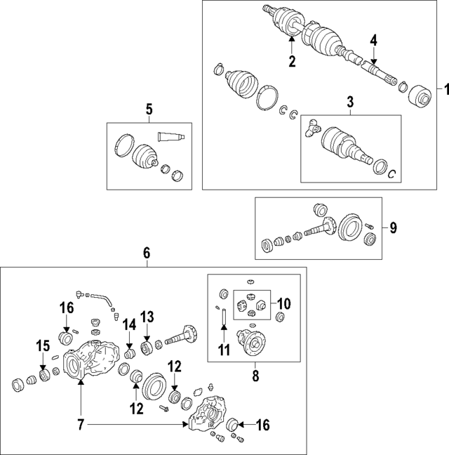 4237049295 - : Shaft &amp; Joint Assembly for Toyota Image