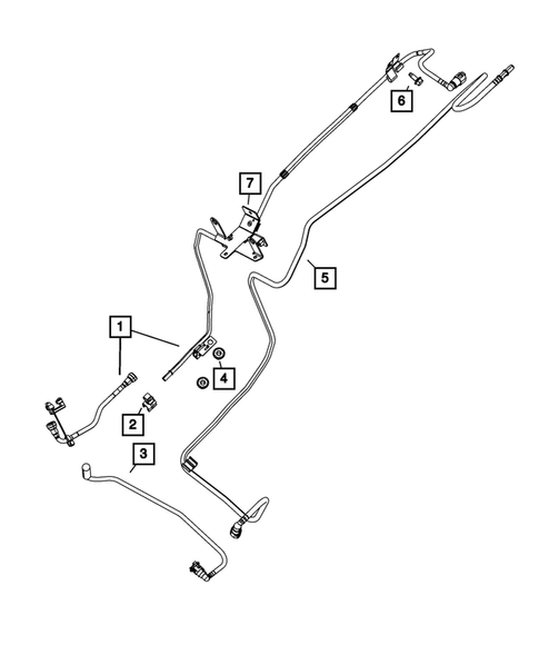 Fuel Lines for 2011 Jeep Wrangler #0