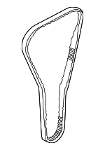 FP0112205A9U - Engine: Timing Belt for Mazda: Protege Image