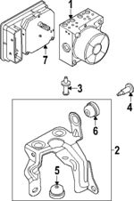 PZ6Z2C286A - : ABS Control Unit for Ford: Maverick Image