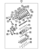 68200284AB - : Short Block Engine for Mopar Image