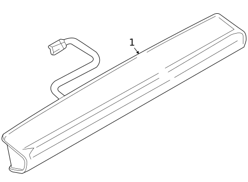 High Mounted Stop Lamp for 2013 INFINITI FX37 #0