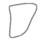 6233130900C0 - Body: Door Weather-strip for Lexus: GS300, GS350, GS430, GS450h, GS460 Image