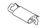 44300FL001 - Exhaust: Muffler &amp; Pipe for Subaru Image