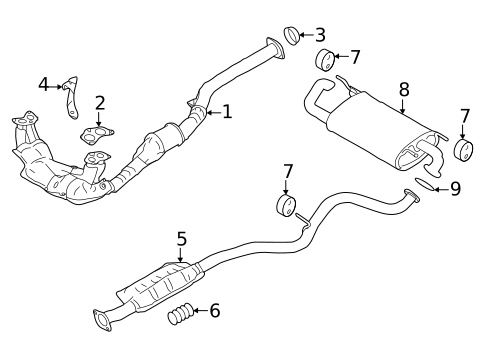 Catalytic Converter for 2024 Subaru Crosstrek #0