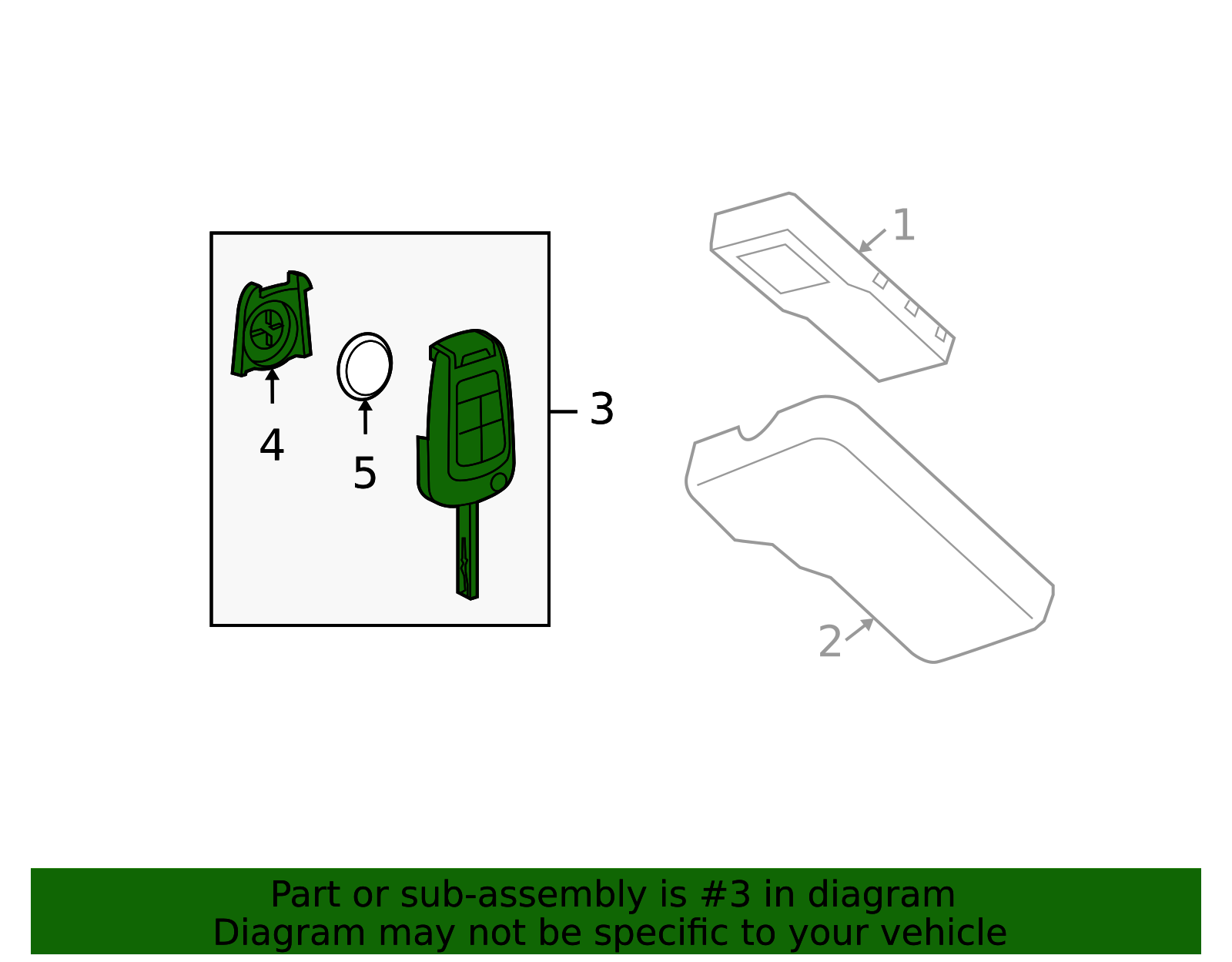 2010-2017 Chevrolet Folding Key with 5 Button Transmitter and Bowtie ...