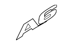 4F0853743D2ZZ - Accessories: Deck Lid Emblem for Audi Image