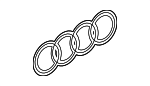 4F08537422ZZ - Body: Emblem for Audi: A6, A6 Quattro Image