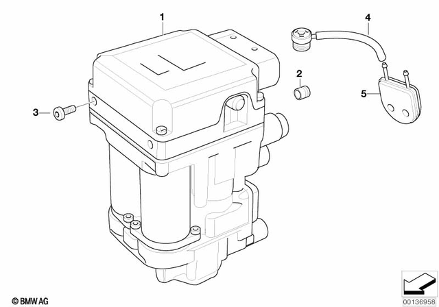 34517728205 - Brakes: Pressure Modulator -  for BMW-Motorrad Image