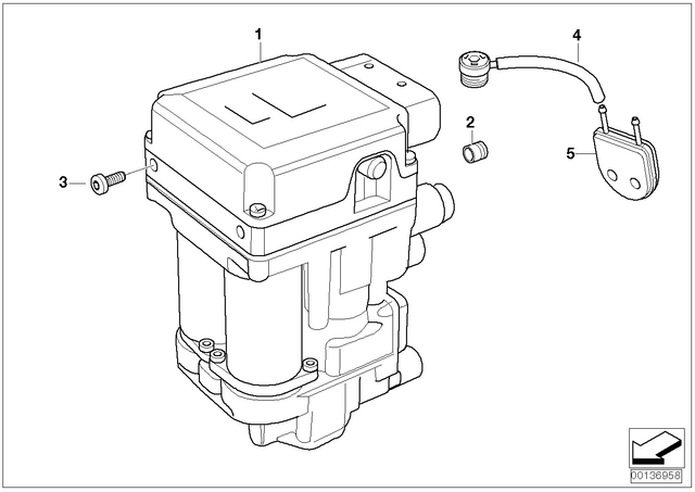 34517728060 - : Pressure Modulator, Partial Integral ABS for BMW-Motorrad Image