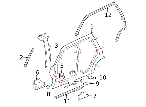 Uniside for 2004 Buick Rainier #0