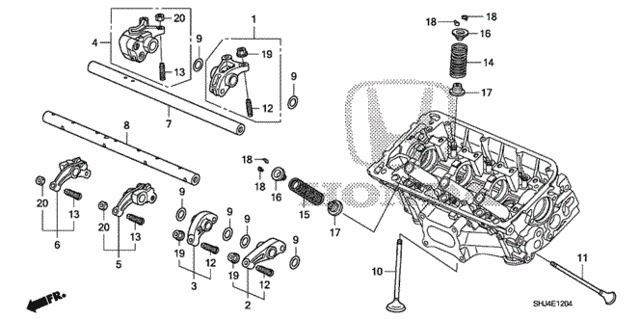 Valve - Rocker Arm (FR.) (3) for 2008 Honda Odyssey #0