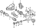 124350911480 - Universals &amp; Rear Axle: Axle Assembly for Mercedes-Benz Image
