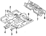 MB861857 - Body: Front Floor Pan for Mopar Image