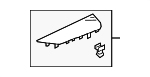 4KL857367A6PS - Body: Center Grille for Audi Image