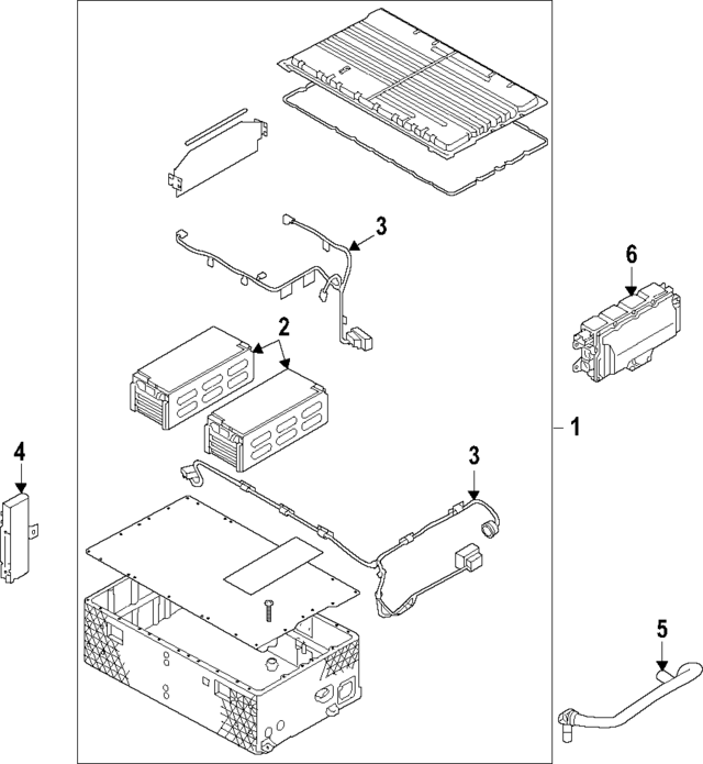 80B971225AB - Electrical: Positive Cable for Audi Image