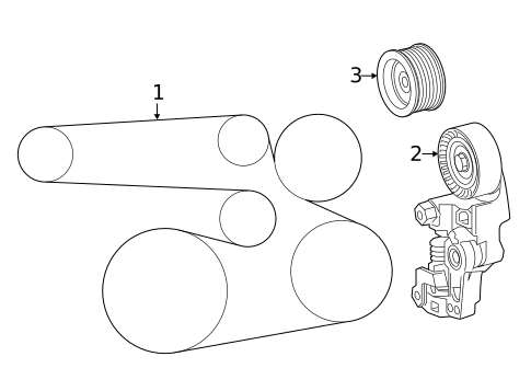 Belts & Pulleys for 2015 Lexus NX200t #0