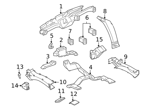 Ducts for 2006 Chevrolet Suburban 2500 #0