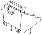 EW38PB7 - Body: Door Assembly for Chrysler: Town &amp; Country | Dodge: Caravan, Grand Caravan Image
