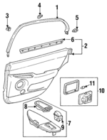 6767330010B0 - Body: Door Trim Panel for Lexus Image