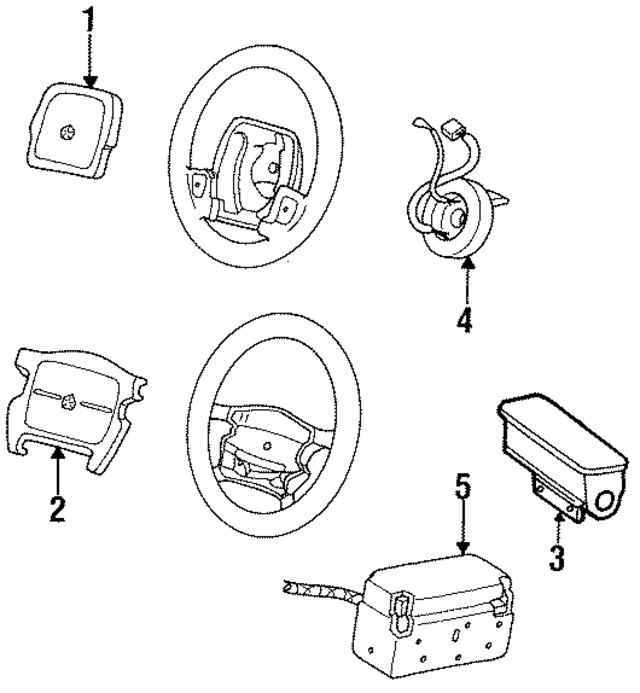 DZ39JV8 - Electrical: Driver Air Bag for Mopar Image