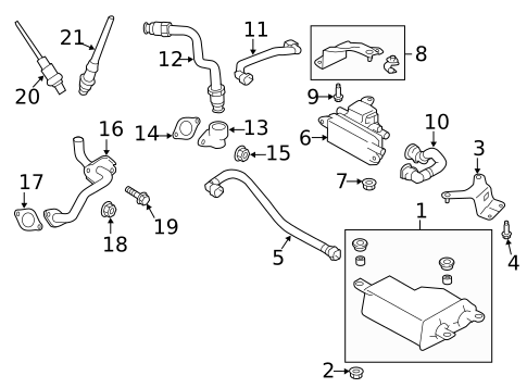 Emission Components for 2018 Subaru Forester #0