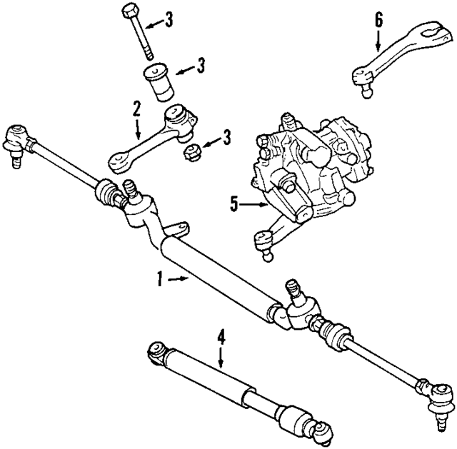 1704600119 - Steering: Idler Arm for Mercedes-Benz Image