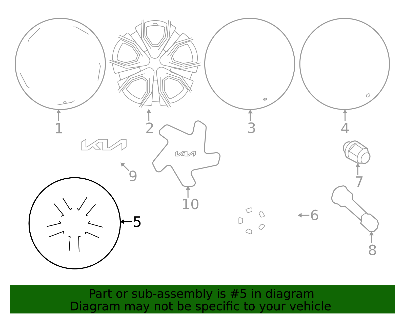 52910-DW360 - Wheel, Alloy 2023-2025 Kia Sportage | Kia.Parts Store