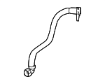 C2Z9750 - Cooling System: Inlet Hose for Jaguar Image
