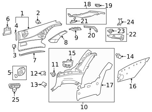Interior Trim - Quarter Panels for 2020 Mercedes-Benz S63 AMG #4