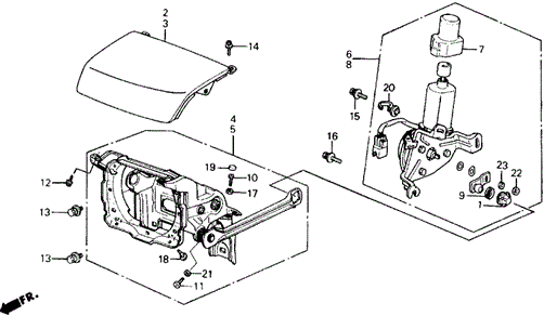 Retractable Headlight for 1988 Honda Prelude #0