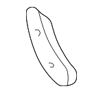 XL2Z7861348AAF - Body: Latch Cover for Ford: Explorer Sport Trac Image