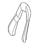 97052114123DAN - Body: Seat Back Cover for Porsche: Panamera Image