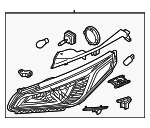 92101E6120 - : Composite Assembly for Hyundai Image