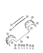 準備㊥ 2018-2025 Jeep Floor Pan Cross-Member 68535408AA | My Mopar