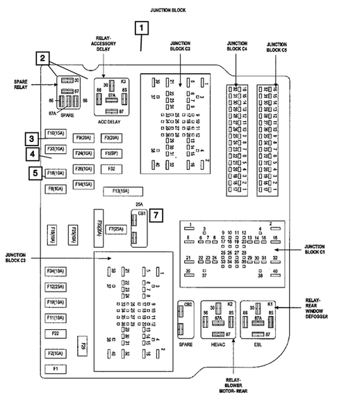 Relays for 2004 Dodge Durango #1