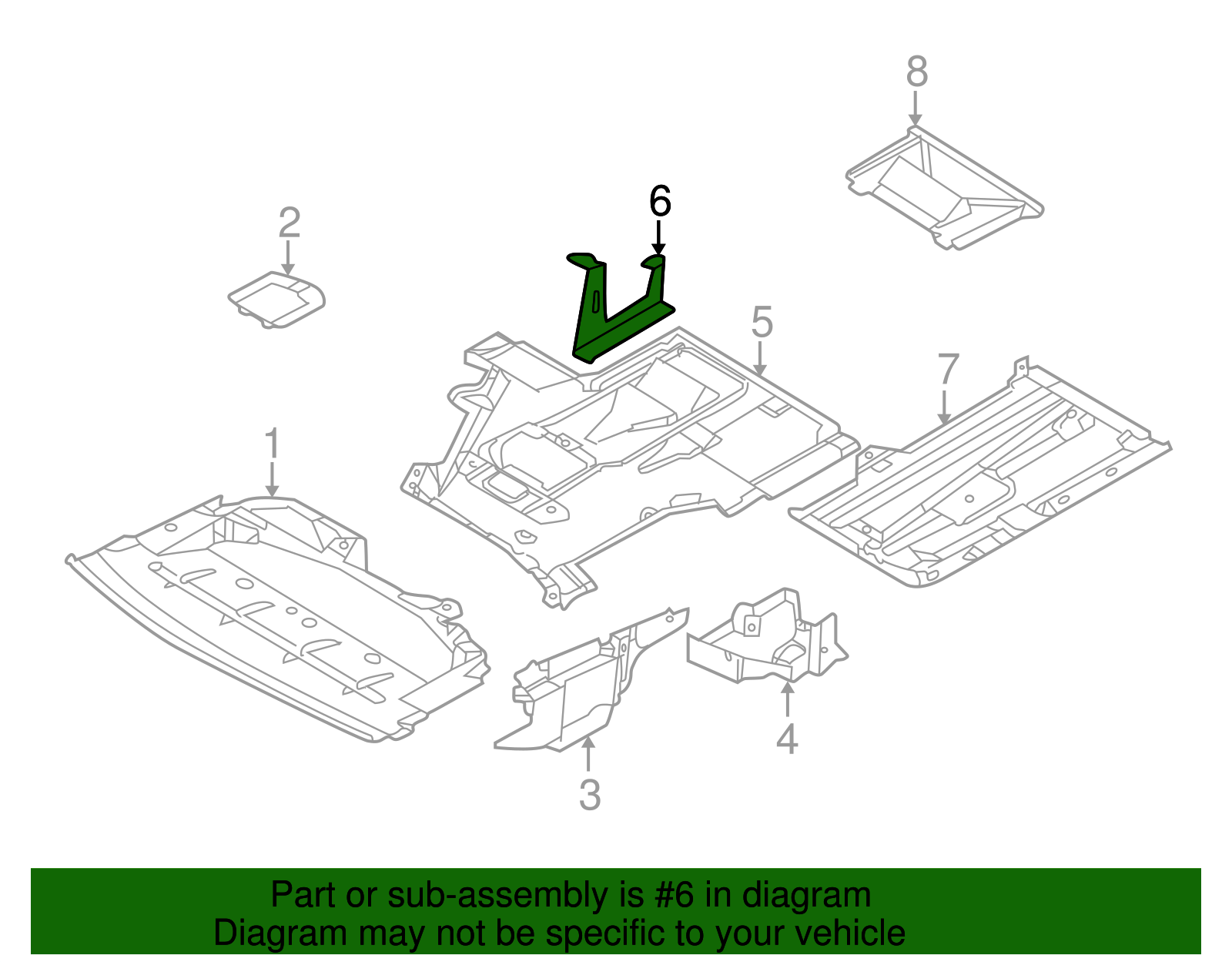 Under Cover Bracket - BMW (51718202967)
