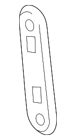 51227203561 - Body: Upper Hinge Spacer for BMW: 528i, 528i xDrive, 535d, 535d xDrive, 535i, 535i GT, 535i GT xDrive, 535i xDrive, 550i, 550i GT, 550i GT xDrive, 550i xDrive, 740i, 740Ld xDrive, 740Li, 740Li xDrive, 750i, 750i xDrive, 750Li, 750Li xDrive, 760Li, ActiveHybrid 5, ActiveHybrid 7, M5 Image