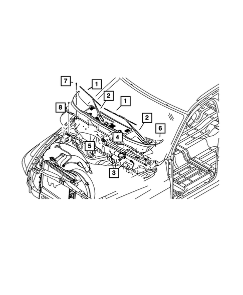 Wiper and Washer System for 2011 Ram 2500 #1
