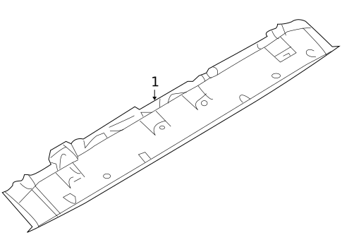High Mounted Stop Lamp for 2009 Volkswagen Jetta #1