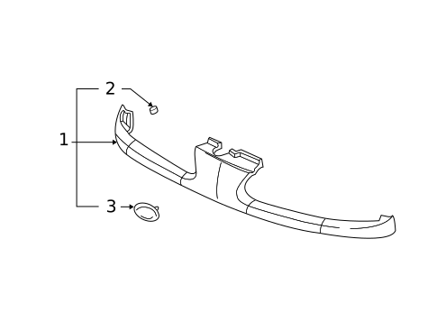 Grille & Components for 2003 Oldsmobile Bravada #0