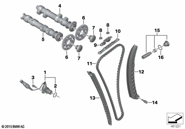 11317708198 - : Camshaft Sprocket for BMW-Motorrad Image