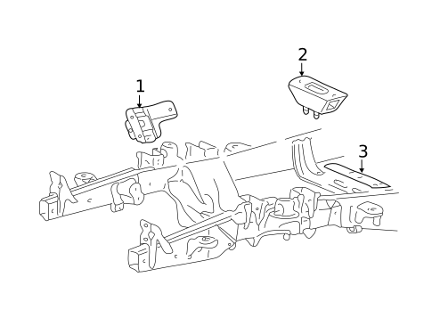 Engine & Trans Mounting for 2004 Ford Expedition #0